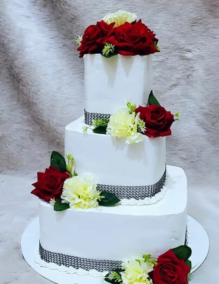 Gâteau de mariage — réalisation Chef Mohamed Pastry