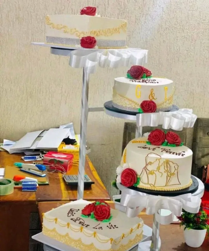 Gâteau de mariage — réalisation Chef Mohamed Pastry