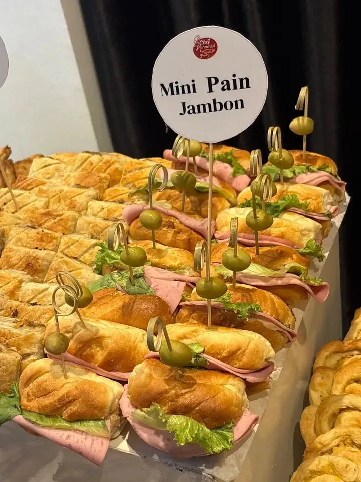 Mignardises et viennoiseries — réalisation Chef Mohamed Pastry